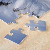 冬の雪に覆われた木々のパズル ジグソーパズル (側面)