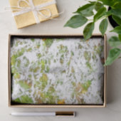 冬の雪に黄色のひまわり切り離し 薄葉紙 (ギフト)