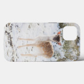 冬の雪のかわいい子鹿1 #animal#art Case-Mate iPhoneケース (裏面 (横))