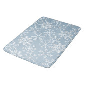 冬の雪のシームレスなパターン+アイディア バスマット (アングル)