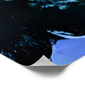 冬の雪のスフィンクス | AIアートポスター ポスター (角)