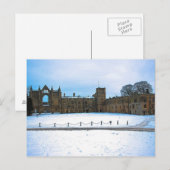 冬の雪のニューステッドAbbey ポストカード (正面/裏面)