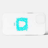 冬の雪のハートアップルiPhone 13ケース Case-Mate iPhoneケース (裏面 (横))