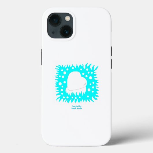 冬の雪のハートアップルiPhone 13ケース Case-Mate iPhoneケース (裏面)