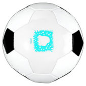 冬の雪のハートサッカーボール サッカーボール (回転)