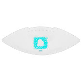 冬の雪のハートサッカー アメリカンフットボール (パネル)