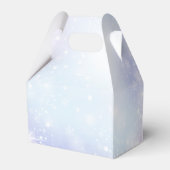 冬の雪のパステルカラー赤ちゃんシャワー フェイバーボックス (裏面サイド)
