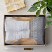 冬の雪のパロミノ四分の馬 薄葉紙 (ギフト)