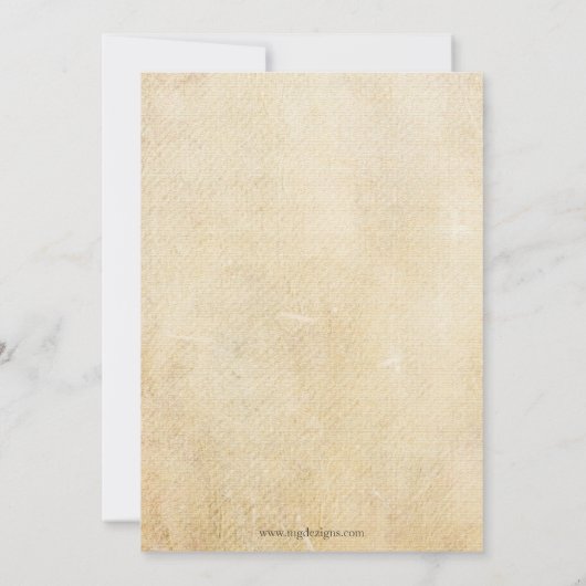 冬の雪のリハ素朴ーサルディナー招待状 招待状 (裏面)