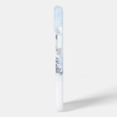 冬の雪の上で美しいクリスマスの女性 Case-Mate iPhoneケース (裏面 / 左)