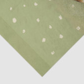 冬の雪の中で鹿とクリスマスプレゼントを持つサンタ 薄葉紙 (詳細)