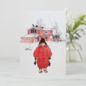 冬の雪の中に立つ (スタンド正面)