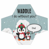 冬の雪の中のかわいいグレーベビーペンギン サッカーボール (フラット)