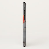 冬の雪の中のチョンキーブライトレッド男性(鳥)ショウジョウコウカンチョウ Case-Mate iPhoneケース (裏面/左)