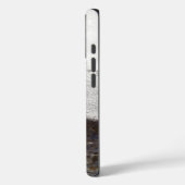 冬の雪の小川の縞模様 Case-Mate iPhoneケース (裏面 / 左)