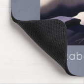 冬の雪の山と丘 マウスパッド (コーナー)