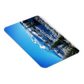冬の雪の山シャスタ， CA マグネット (右側)