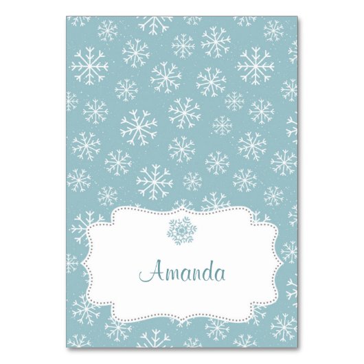 冬の雪の座席表 テーブルナンバー (正面)