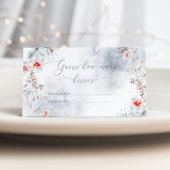 冬の雪の愛の推測どのように多くのキスブライダル エンクロージャーカード