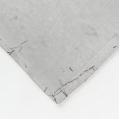 冬の雪の木 –  フリースブランケット (角)