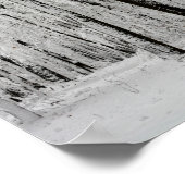 冬の雪の木 –  ポスター (角)