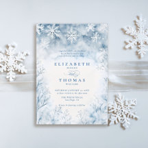 冬の雪の森エレガント素朴な結婚式