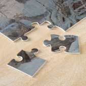 冬の雪の森(Andreas Achenbach著) ジグソーパズル (側面)