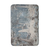 冬の雪の森（Andreas Achenbach著） バスマット (正面縦)