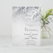 冬の雪の結婚枝 招待状 (スタンド正面)