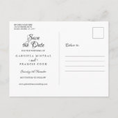 冬の雪の結晶がお知らせします 案内ポストカード (裏面)