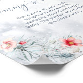 冬の雪の結晶どのように大きいママの腹のゲーム ポスター (角)