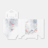 冬の雪の結晶ベビーその寒い外ありがとう フェイバーボックス (折り畳みなし)