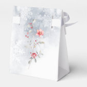 冬の雪の結晶ベビーその寒い外ありがとう フェイバーボックス (裏面サイド)