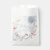 冬の雪の結晶ベビーの冷たい外 フェイバーバッグ (正面)