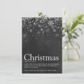 冬の雪の結晶 クリスマス 面白い定義 (スタンド正面)