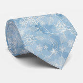 冬の雪の結晶 ネクタイ (ロール)