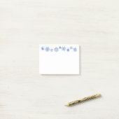 冬の雪の結晶 ポストイット (デスク上)