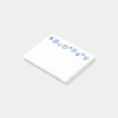 冬の雪の結晶 ポストイット (アングル)