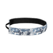 冬の雪の青の迷彩、軍隊、陸軍 アスレチックヘッドバンド (左)