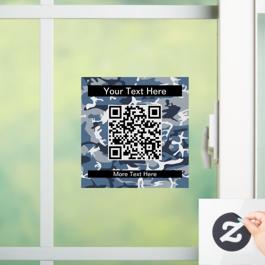 冬の雪の青の迷彩、軍隊、陸軍 ウィンドウサイン (ホーム)