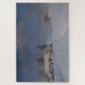 冬の雪の風景(H.A. Brendekilde) ジグソーパズル (縦)