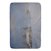 冬の雪の風景(H.A. Brendekilde) バスマット (正面縦)