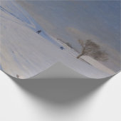 冬の雪の風景(H.A. Brendekilde) ラッピングペーパー (角)