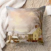 冬の雪の馬のそりの乗車の店の装飾用クッション クッション (ブランケット)