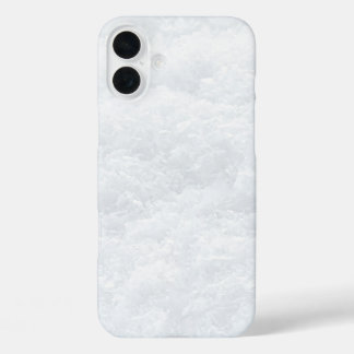 冬の雪の黒と白 iPhone 16 PLUSケース