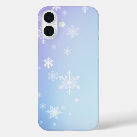 冬の雪の黒と白 Case-Mate iPhoneケース (裏面)