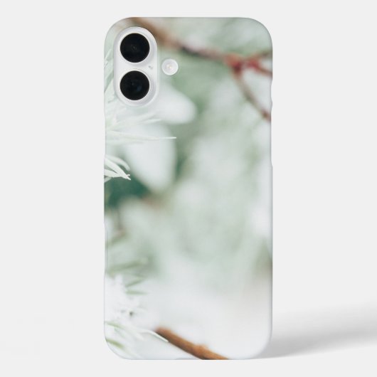 冬の雪の黒と白 Case-Mate iPhoneケース (裏面)