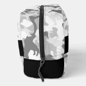 冬の雪グレーカモフラージュあなたの名前をパーソナライズ ドップキット (右)