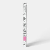 冬の雪グレーカモフラージュあなたの名前をパーソナライズ SAMSUNG GALAXYケース (左側面)