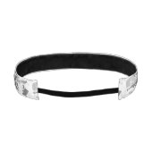 冬の雪グレーカモフラージュ、軍隊、陸軍 アスレチックヘッドバンド (裏面)